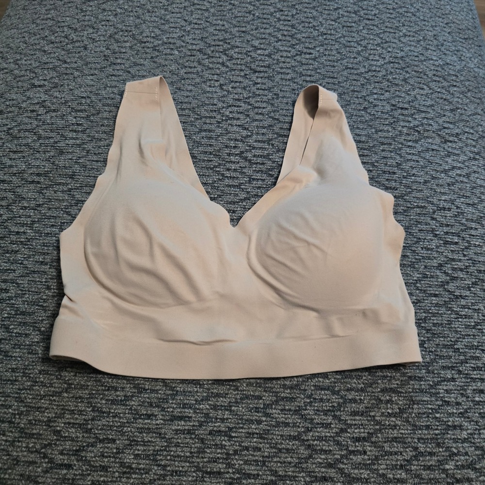 Soma Enbliss Bralette Womens Small Beige Wireless Seamless Smooth 570148943